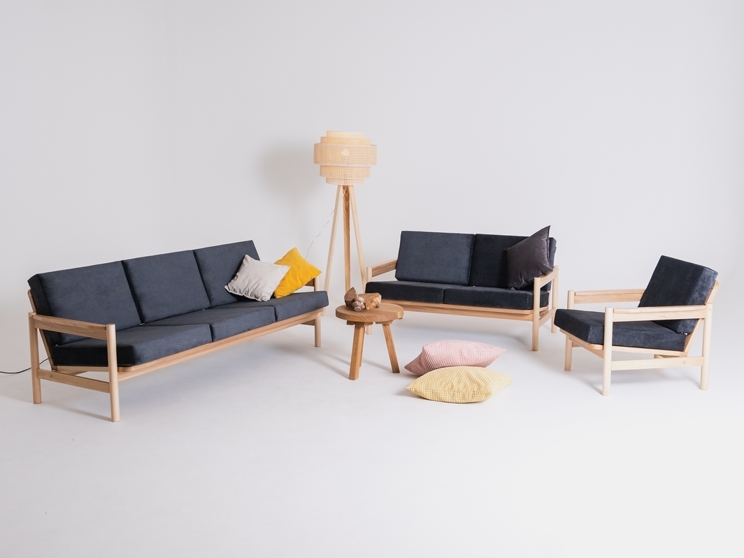 Vorschau CARL Sofa für 3 Personen. - sternenklare nacht(mt16), natur CARL Sofa für 3 Personen. - sternenklare nacht(mt16), natur