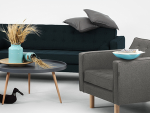 Sofa 3-Sitzer. THEMA HOLZ small 1