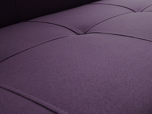 MODES 2-Personen-Sofa. Vertrieb. - Pflaume(1309), schwarz small 3