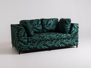2-Sitzer-Sofa CustomForm AMBIENT, Stoff tropical vibes (dar01), schwarzes Gestell, 171 cm small 0