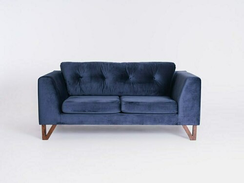 Prüfen WILLY 2 Personen Sofa. - Aronia (rv81), Walnuss