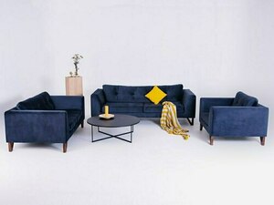WILLY 3 Personen Sofa. - Aronia (rv81), Walnuss small 2