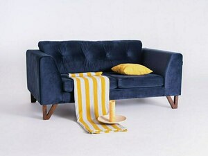 WILLY 2 Personen Sofa. Vertrieb. - Aronia (rv81), Walnuss small 1