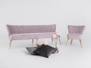HARRY 3 Personen Sofa. - lychee-frucht(rv62), natürlich small 2
