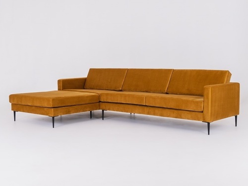Prüfen Ecksofa VERGAN L - maracuja(rv41), schwarz
