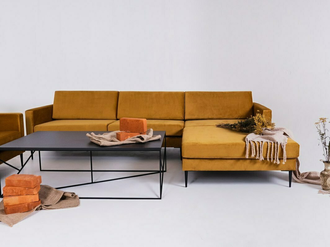 Aussicht Ecksofa VERGAN P - maracuja(rv41), schwarz Ecksofa VERGAN P - maracuja(rv41), schwarz