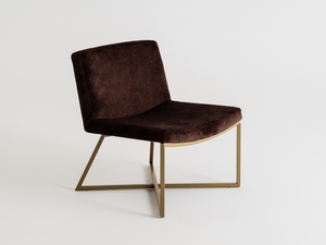 ZERO Sessel - gerösteter Kaffee(mt05), gold small 0