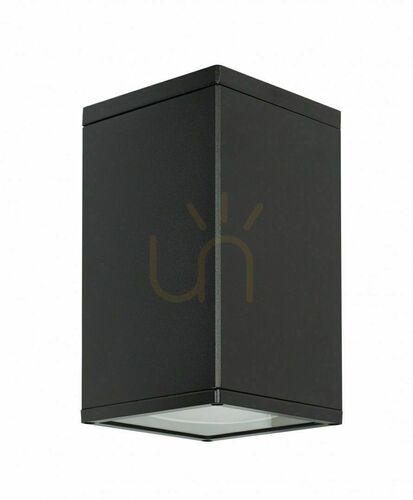 Prüfen Außen-Deckenleuchte SU-MA 8003 BL schwarz E27 Glas Aluminium 21 cm
