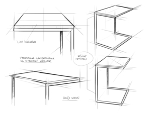 LUPE SOLID WOOD 60 Tisch - Eiche, weiß small 5