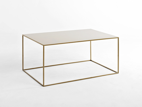 Prüfen TENSIO METAL Couchtisch 100x60 - gold