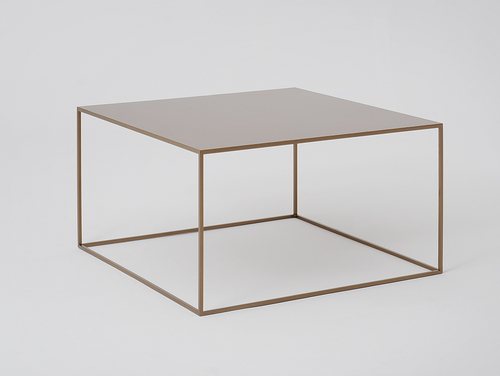 Prüfen CustomForm TENSIO METAL 80 Couchtisch, ganz aus Metall, Gold, 80 × 80 × 45 cm