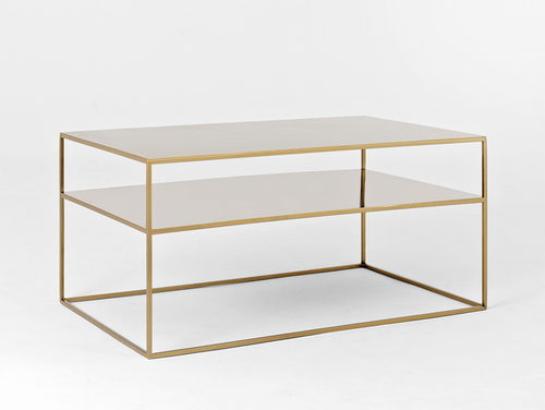 Prüfen TENSIO 2 FLOOR METAL Couchtisch 100x60 - gold