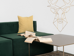 WALT METAL Couchtisch 100x100 - gold small 1