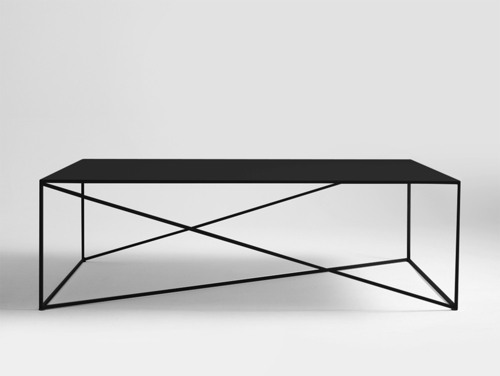 Prüfen MEMO METAL 140 Couchtisch - schwarz