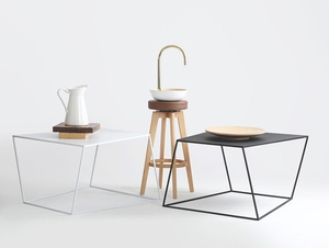ZAK METAL 80 Couchtisch - weiß small 1