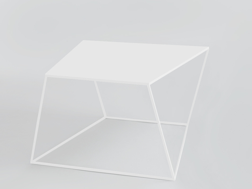 Prüfen ZAK METAL 80 Couchtisch - weiß