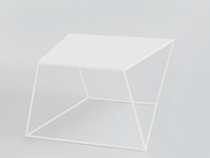 ZAK METAL 80 Couchtisch - weiß small 0
