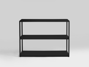 HYLLER METAL Bücherregal 100x75 - schwarz 0 HYLLER METAL Bücherregal 100x75 - schwarz small 0