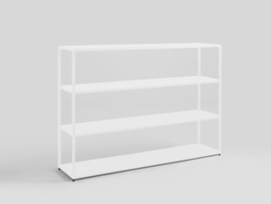 HYLLER METAL 150x110 Bücherregal - weiß small 0