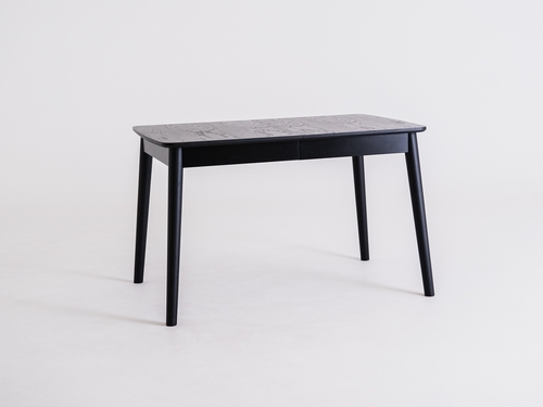 Prüfen Esstisch ANTON BLACK 120x80 geteilt. - schwarz