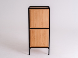 SKAP 1R2 DOOR x2 Bücherregal - schwarz small 3