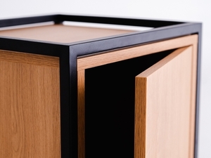 SKAP 1R2 DOOR x2 Bücherregal - schwarz small 4