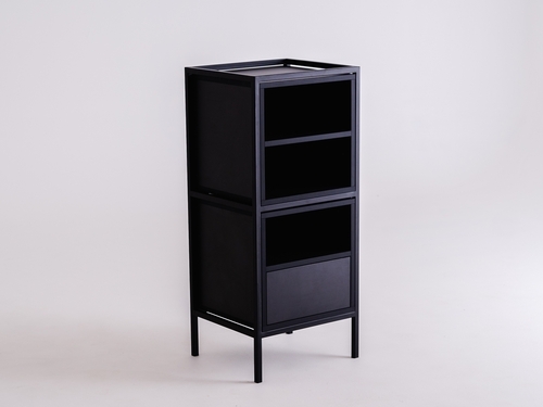 Prüfen SKAP BLACK 1R2 MIX Bücherregal