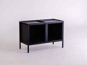 Niedriges Regal CustomForm SKAP BLACK 2R1 BOKS x2, schwarz, 88 × 40 × 60 cm small 0