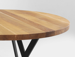 ZX SOLID WOOD Esstisch okr. 120 - Eiche, schwarz 4 ZX SOLID WOOD Esstisch okr. 120 - Eiche, schwarz small 4