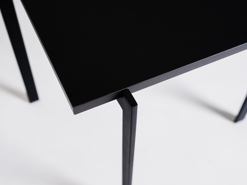 Prüfen Couchtisch CustomForm BORGE 100 LOW schwarz 100 × 100 cm