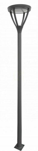 Prüfen Gartenlaterne SU-MA MARS 318 cm LED 4000K dunkel Asche MLS-LB-22A