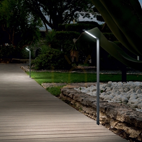 Prüfen Außenstehleuchte Ideallux AGOS 254388 anthrazit LED 6,5W 3000K 60 cm IP54