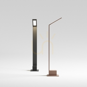 Außenstehleuchte Ideallux AGOS PT H60 Coffee Braun LED 3000K 326689 small 2