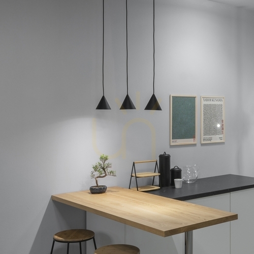Prüfen Pendelleuchte Ideallux A-LINE SP1 D13 Schwarz Metall GU10 232713