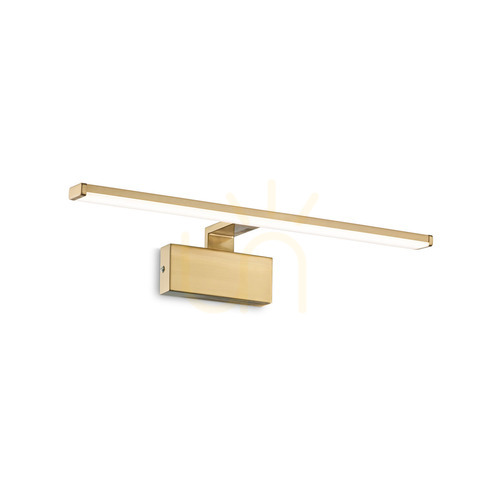 Prüfen Wandleuchte Ideallux ALMA AP D51 Messing LED 12,5W 224954