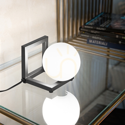 Prüfen Tischlampe Ideallux Angolo TL1 Messing G9 12 cm 284361