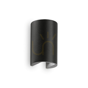 Außenwandleuchte Ideallux APOLLO AP schwarz LED 6W 2-flammig Aluminium 137391 0 Außenwandleuchte Ideallux APOLLO AP schwarz LED 6W 2-flammig Aluminium 137391 small 0