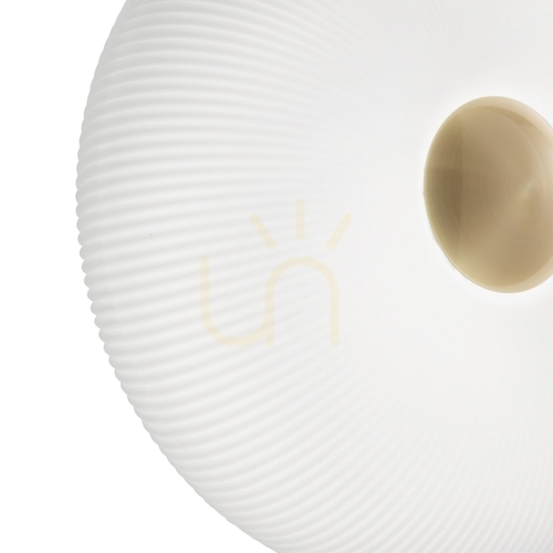 Prüfen Plafond Ideallux Arizona PL3 weiß Glas GX53 40 cm 214504