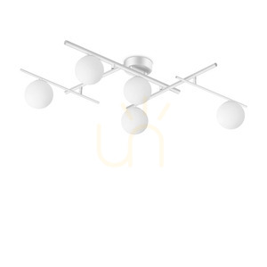 Plafond Ideallux Atlas PL5 Bianco weiß 5-flammig G9 328225 0 Plafond Ideallux Atlas PL5 Bianco weiß 5-flammig G9 328225 small 0