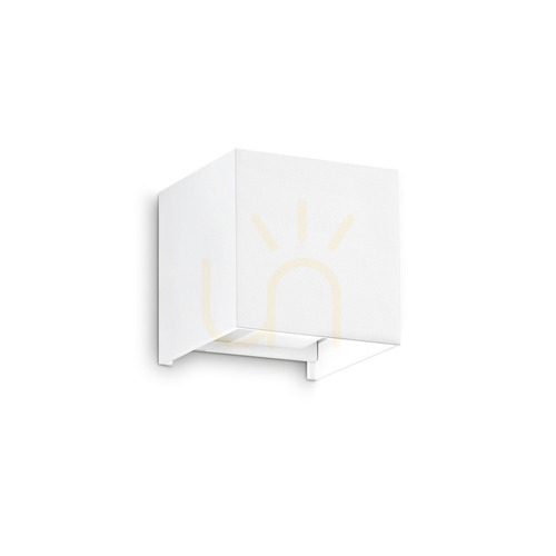 Prüfen Außenwandleuchte Ideallux ATOM AP D10 BIANCO weiß LED 12W 3000K 313436