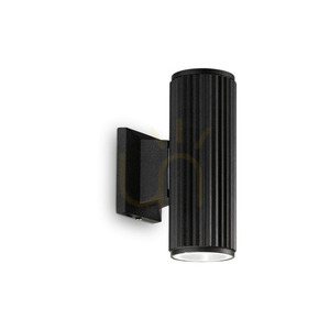 Außenwandleuchte Ideallux BASE AP2 Nero schwarz GU10 2-flammig 129433 3 Außenwandleuchte Ideallux BASE AP2 Nero schwarz GU10 2-flammig 129433 small 3