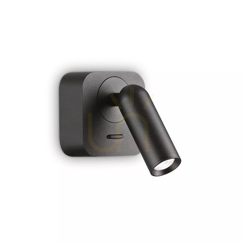 Prüfen Wandleuchte Ideallux Bean AP Square Ottone Messing LED 3W 260662