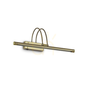 Wandleuchte Ideallux BOW D46 champagner messing LED 4,6W Metall 121161 small 0