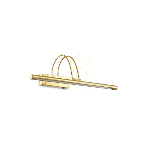 Prüfen Wandleuchte Ideallux BOW AP D46 Messing LED 4,6W 121178