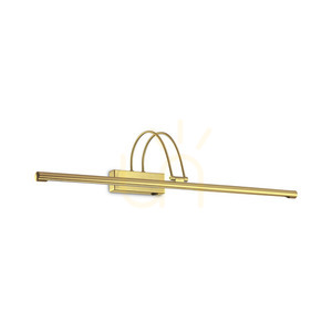 Wandleuchte Ideallux Bow AP D76 Messing LED 8W 121130 small 0