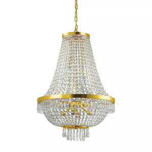 Pendelleuchte Ideallux Caesar SP12 Gold Kristall G9 12-flammig 114743 small 1