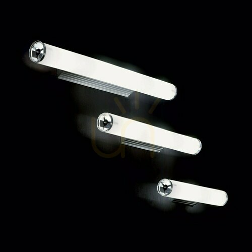 Prüfen Wandleuchte Ideallux Camerino AP2 weiß Glas Metall 2-flammig E14 027081