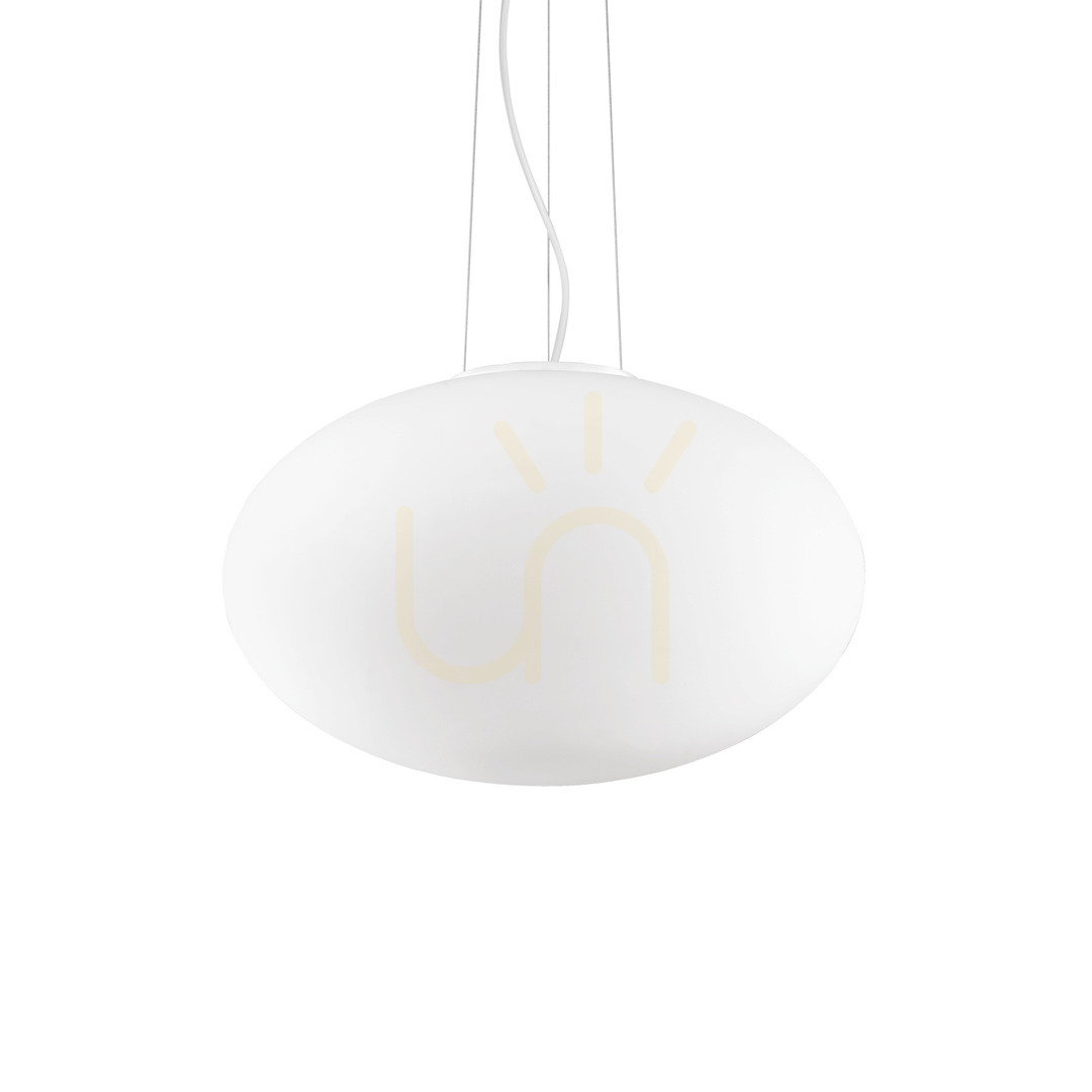 Prüfen Pendelleuchte Ideallux CANDY SP1 D50 Weiß Glas E27 086743 Pendelleuchte Ideallux CANDY SP1 D50 Weiß Glas E27 086743