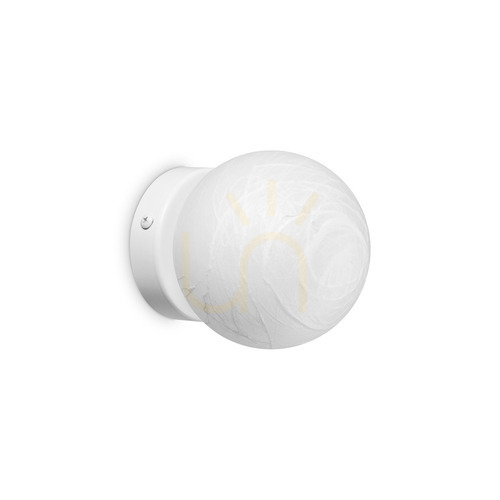 Prüfen Wandleuchte Ideallux Carta AP1 D10 weiß G9 317090