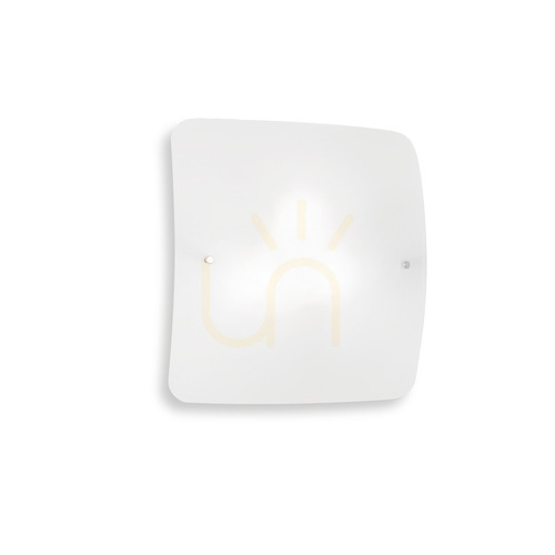 Prüfen Plafond Ideallux CELINE PL3 weiß Glas 39 cm E27 3-flammig 044286